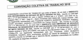 CCT das Seguradoras com PLR –  MS – 2018